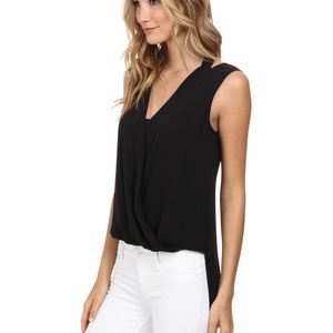 BCBGMaxAzria Nicoleta Double Strap Wrap Top